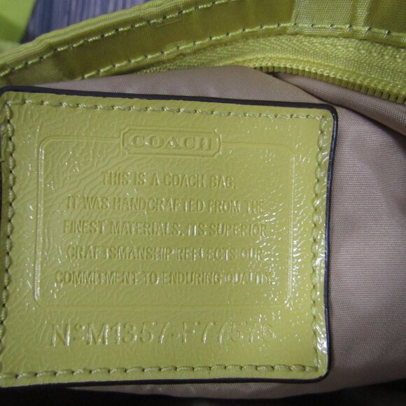 Coach NEW Yellow Messenger Crossbody Bag - Picture 4 of 5